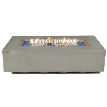 Elementi Plus Meteora Rectangle Fire Pit Table OFG410SG